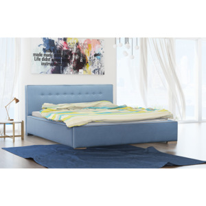 Čalúnená posteľ AMUND + matrac DE LUX, 180x200, madryt 120