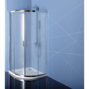 POLYSAN EASY LINE štvrťkruhová sprchová zástena 900x900mm, sklo BRICK EL2638