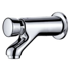 STENO CZ TENDER 20 Výtokový tlačidlový ventil zo steny 1/2 ", samozatváracie bez regulácie teploty, CHRÓM TR20