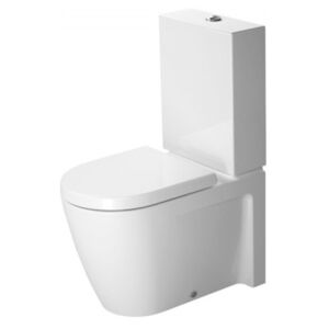 Duravit Starck 2 - Stojace kombinačné WC, 37 x 63 cm, biele 2145090000