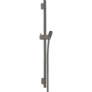 Hansgrohe Unica - Sprchová tyč S Puro 65 cm so sprchovou hadicou, kartáčovaný čierny chróm 28632340