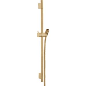 Hansgrohe Unica - Sprchová tyč S Puro 65 cm so sprchovou hadicou, kartáčovaný bronz 28632140