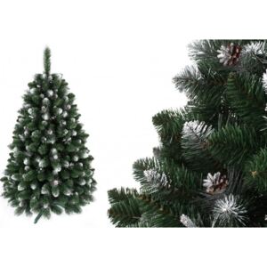 Hustý vianočný stromček borovica 220 cm Zelená