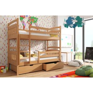 Detská posteľ 80 x 180 cm Galvin (s roštom a úl. priestorom) (buk). Vlastná spoľahlivá doprava až k Vám domov