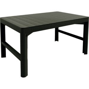 ALLIBERT LYON RATTAN TABLE hnedý (233834) - záhradný stôl