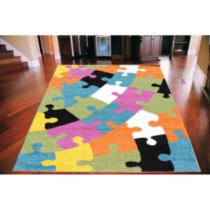 Detský koberec Puzzle viacfarebný, Velikosti 133x190cm