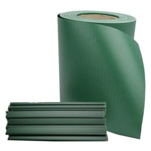 Bestent Tieniaca fólia na plot 19cm x 35m Green + spony