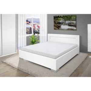 Luxusná posteľ Mia 180x200 cm Barva: eko bílá, úložný priestor: ano