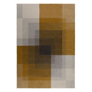Sivo-žltý koberec Flair Rugs Plaza, 160 x 230 cm