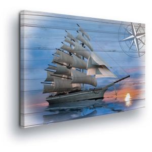 Obraz na plátne - Historic Sailboat 100x75 cm