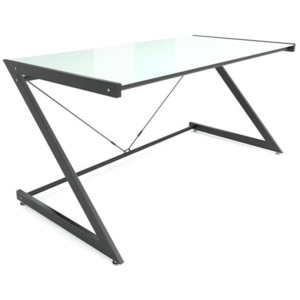 Dizajnový stôl Prest biela/čierna
