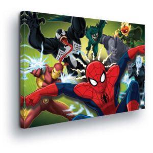 Obraz na plátne - Marvel Spiderman in Boji 100x75 cm