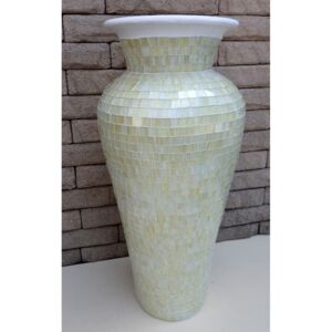 Váza biela - vanilka 40 cm