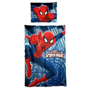 Setino Detské obliečky \"Spider-man\" - 140x200, 70x90 modrá
