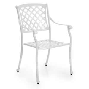 Záhradná stolička ARRAS - Biela