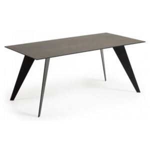 DIAGON B DARK IRON stôl 160 x 90 cm
