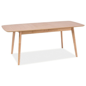 Jedálenský stôl FELIX, 75x90x150-190, dub