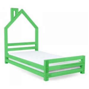 WALLY detská posteľ 70x160 cm pastelová zelená