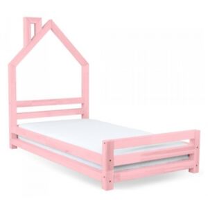 WALLY detská posteľ Ružová 80 x 200 cm