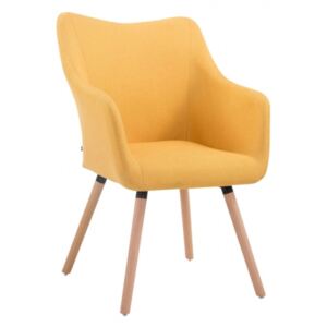 GLOBAL XL ČALÚNENÁ stolička Žltá