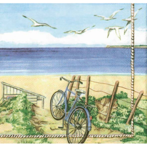 Servítky Beach Bicycle