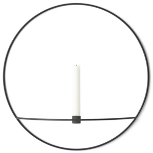 Menu Nástenný svietnik POV Circle Candleholder L, black
