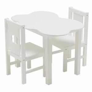 Set Drevený stôl + 2 stoličky Cloud