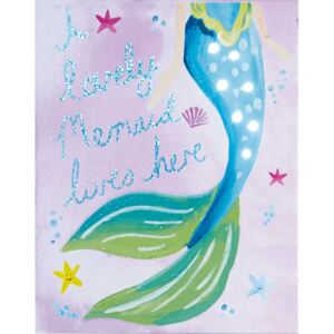LED Obraz na plátně - Mermaid World Lovely