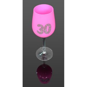 Čaša ružová " 30 "