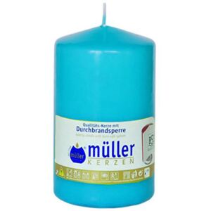 Sviečka modrá valec Muller 10x6,5cm
