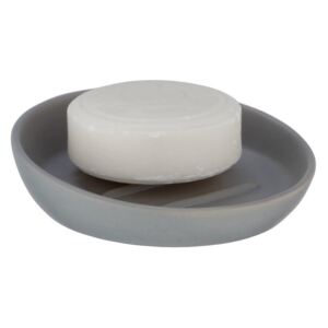 Sivá keramická nádoba na mydlo Wenko Badi
