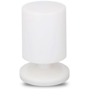 TimeLife Stolná lampa LED Grundig 22,5cm, biela