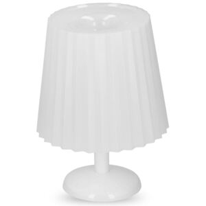TimeLife Stolná lampa LED Grundig 25cm, biela