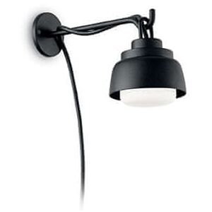 Ideal Lux Vonkajšie nástenné LED svietidlo Marmalade AP1 nero 160603 čierne