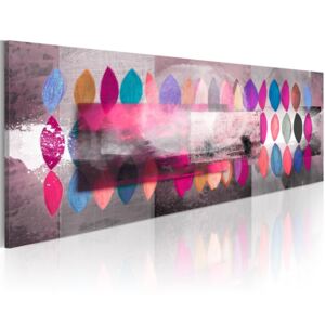 Bimago Ručne maľovaný obraz - Color trends 120x40 cm