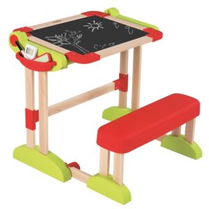 Smoby Tabuľa 2v1 s lavičkou skladacia
