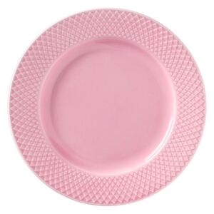 Porcelánový talíř Rhombe Pink 21 cm