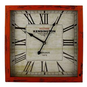 Danish Style Nástenné hodiny Kensington II. , červená