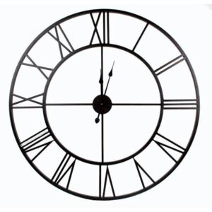 Danish Style Nástenné hodiny Old Style, 100 cm, čierna