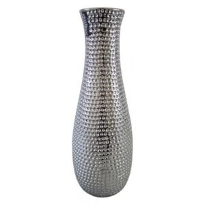 Keramická váza VK60 strieborná (30 cm)