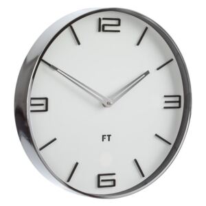 Future Time Dizajnové nástenné hodiny FT3010WH Flat white 30cm