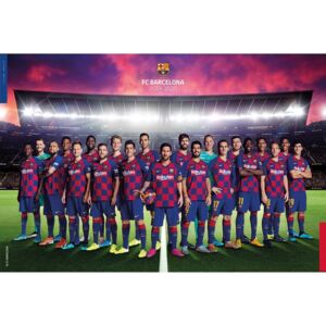 Plagát, Obraz - FC Barcelona 2019/2020, (91.5 x 61 cm)