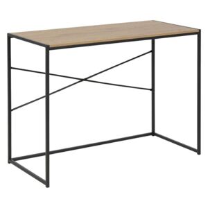 Design Scandinavia Pracovný stôl Seashell, 100 cm, dub