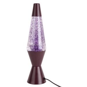 LEITMOTIV Stolná lampa Glitter – fialová