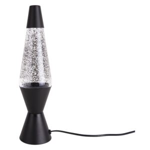 LEITMOTIV Stolná lampa Glitter – čierna