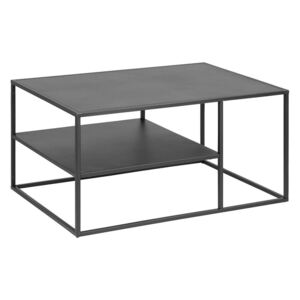 Design Scandinavia Konferenčný kovový stolík Lyfte, 90 cm, čierna