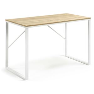 LAFORMA Biely stôl Talbot – 120 × 60 cm
