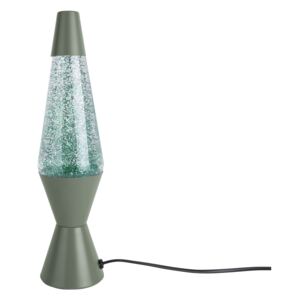 LEITMOTIV Stolná lampa Glitter – zelená