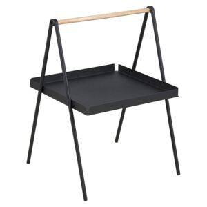 Design Scandinavia Odkladací stolík Lopes obdĺžnik, 50 cm, čierna