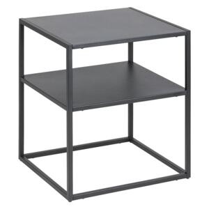 Design Scandinavia Nočný stolík kovový Lyfte, 45 cm, čierna